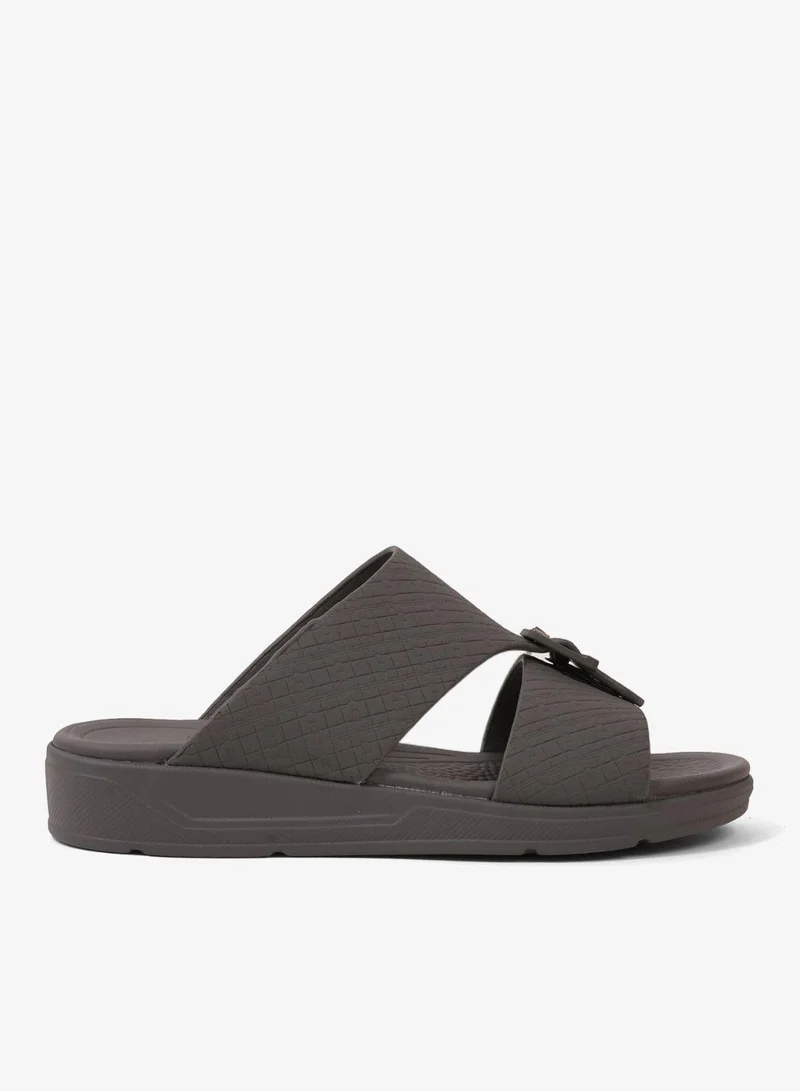 كومفورت بلس صنادل عربية كلاسيكية مريحة للأولاد رمادي